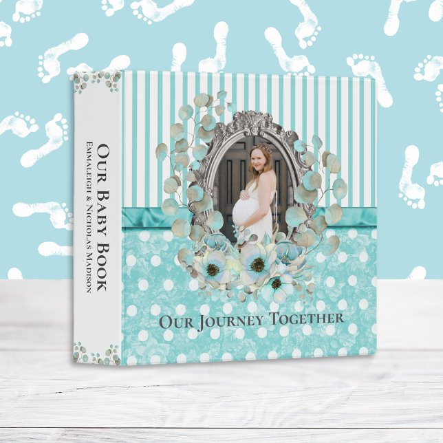 Modern Pregnancy Journal Notebook Scrapbook Album 3 Ring Binder (Creator Uploaded)