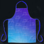 Modern Premium Merry Christmas Gradient Holiday Apron<br><div class="desc">Modern Premium Merry Christmas Gradient Holiday Apron</div>