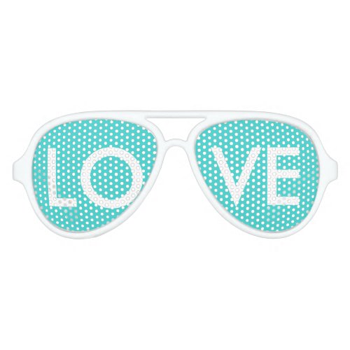 modern preppy girly chic aqua teal blue turquoise aviator sunglasses