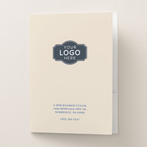 Modern Presentation Folder With Your Business Logo