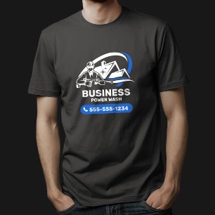 Modern Pressure Washing Power Wash House Cleaning T-Shirt