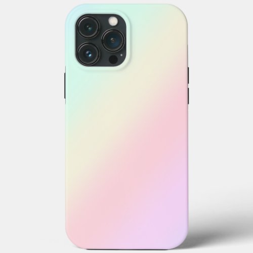 Modern pretty colorful gradient Watercolor Rainbow iPhone 13 Pro Max Case