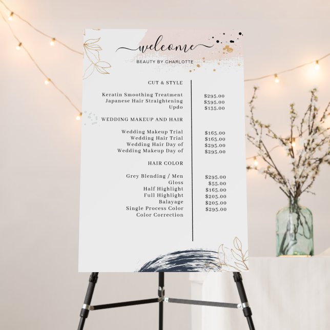 Modern,  price list Poster (In Situ (Stand))