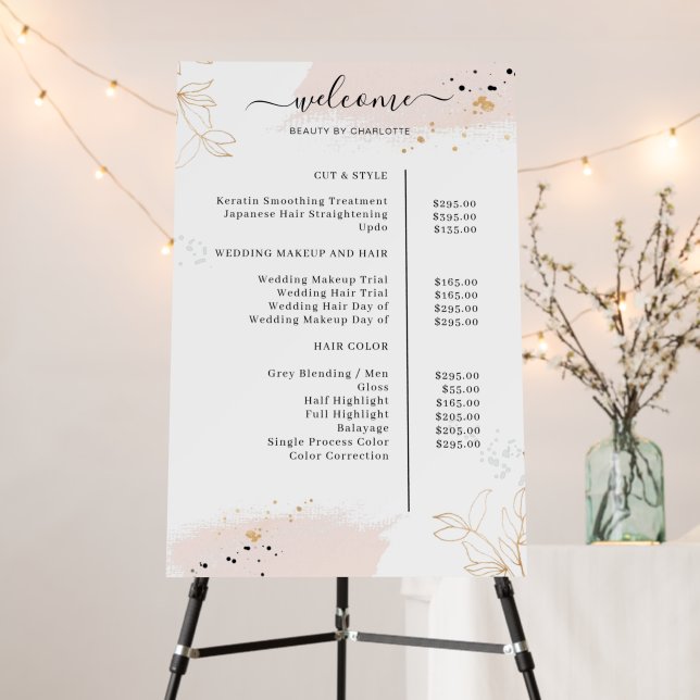 Modern,  price list Poster (In Situ (Stand))