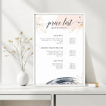 Modern,  price list Poster<br><div class="desc">Modern,   price list poster. Edit your product in a few minutes by adding your data. You can change the font/color/position by "further personalization".</div>