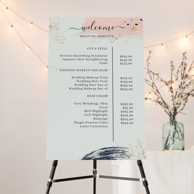 Modern,  price list Poster (In Situ (Stand))