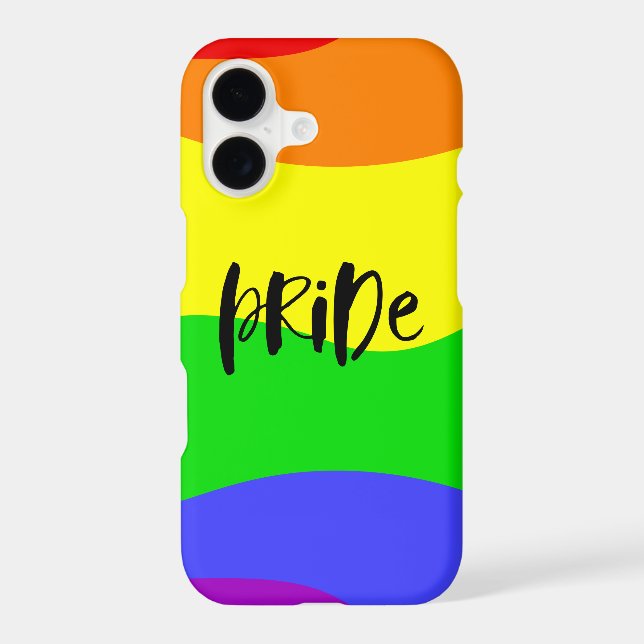 Modern Pride Rainbow Iphone Case (Back)