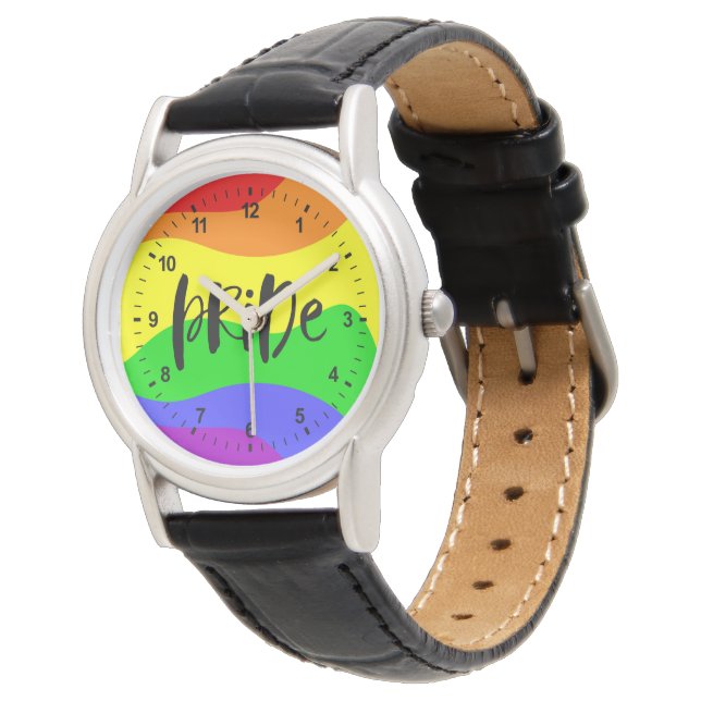 Modern Pride Rainbow Watch (Angled)