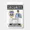 Modern Print Security Officer Custom Employee ID