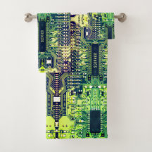 Modern Printed Circuit Board Design Add Name Geeky