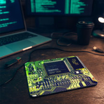 Modern Printed Circuit Board Design Add Name Geeky