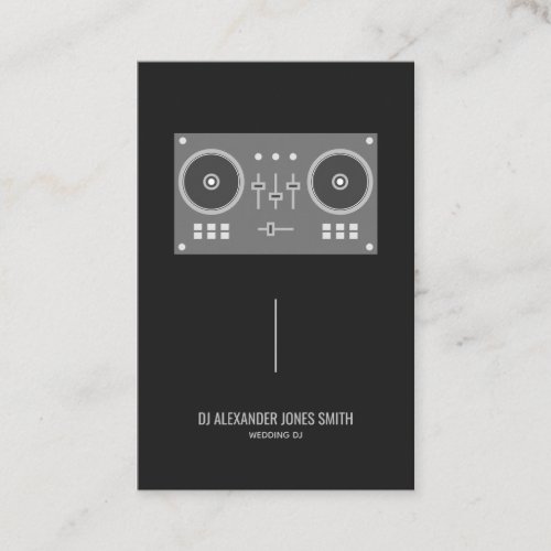 Modern Pro_DJ Controller Business Card