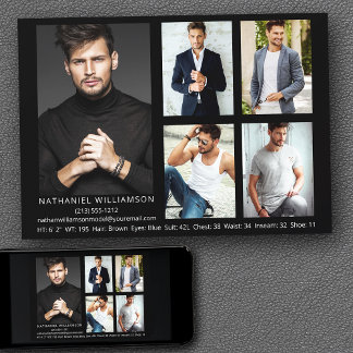 Modern Pro Model 5 Photo Comp Card