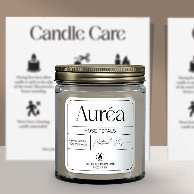 Modern Product Logo Candle Label (Creator Uploaded)