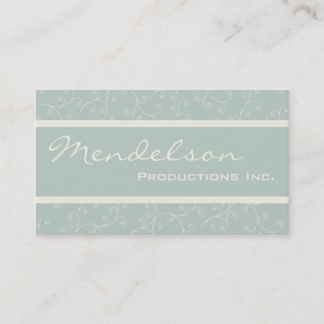 Modern Production Company Business Card (Front)