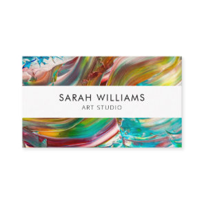 Modern Professional Artist Business Card