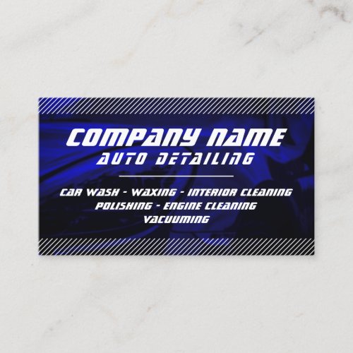 Modern professional automotive  business card