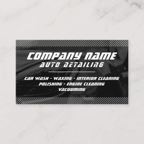 Modern professional automotive  business card