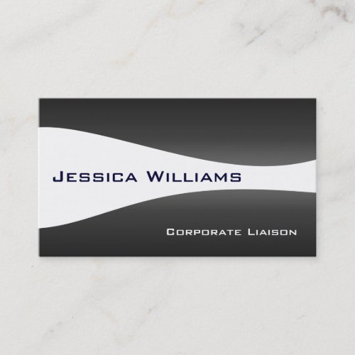 Modern Professional Black and White Business Cards