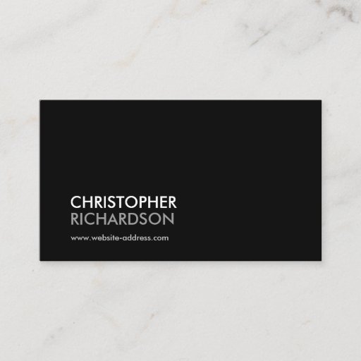 Customizable MODERN PROFESSIONAL No. 3 Business Card