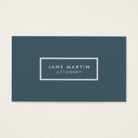 Modern Professional Blue and Light Grey Business Card