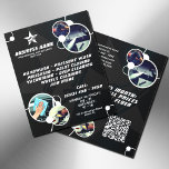 Modern professional bubble pattern flyer<br><div class="desc">Unique professional style with space for logo and QR code. Existing logo can be used or replace it with personal one. Ideal for automotive cleaning businesses.</div>
