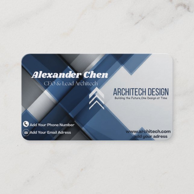 Modern Professional Business Card (Front)