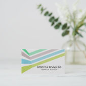Modern Professional Business Card (Standing Front)