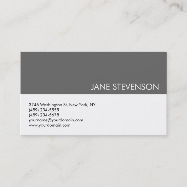 Modern Professional Business Card (Front)