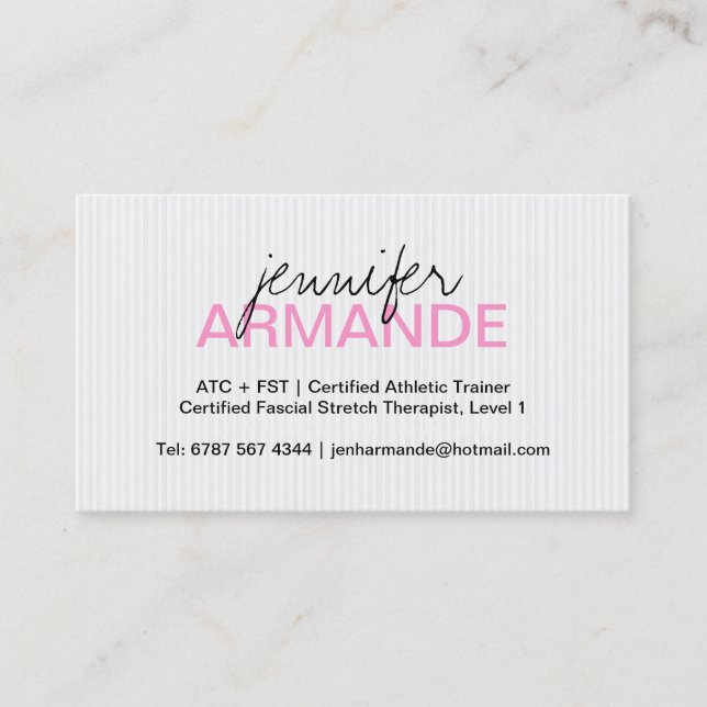 Modern Professional Business Card (Front)
