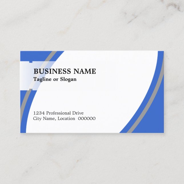 Modern Professional Business Card (Front)