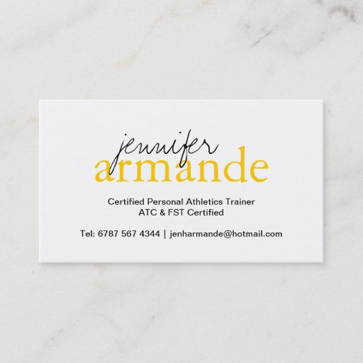 Customizable Modern Professional Business Card