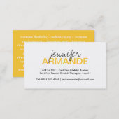 Modern Professional Business Card (Front/Back)