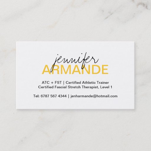 Customizable Modern Professional Business Card