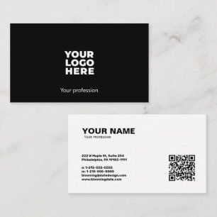 Modern Professional Business Card for Entrepreneur