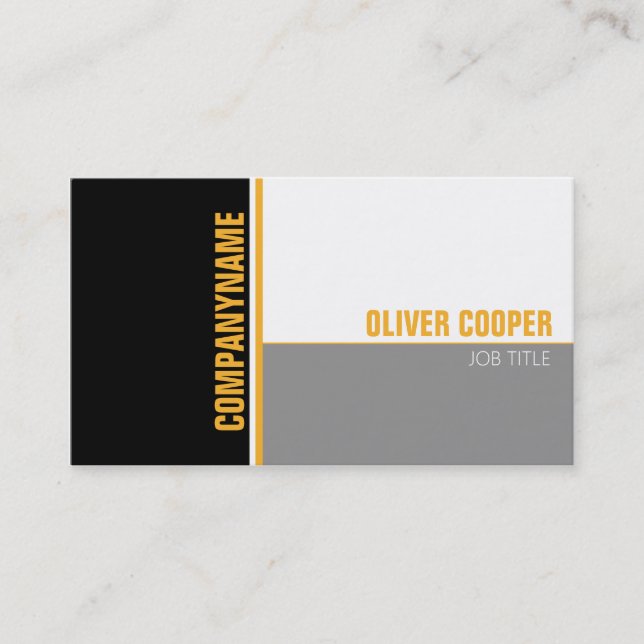Modern professional business card template (Front)