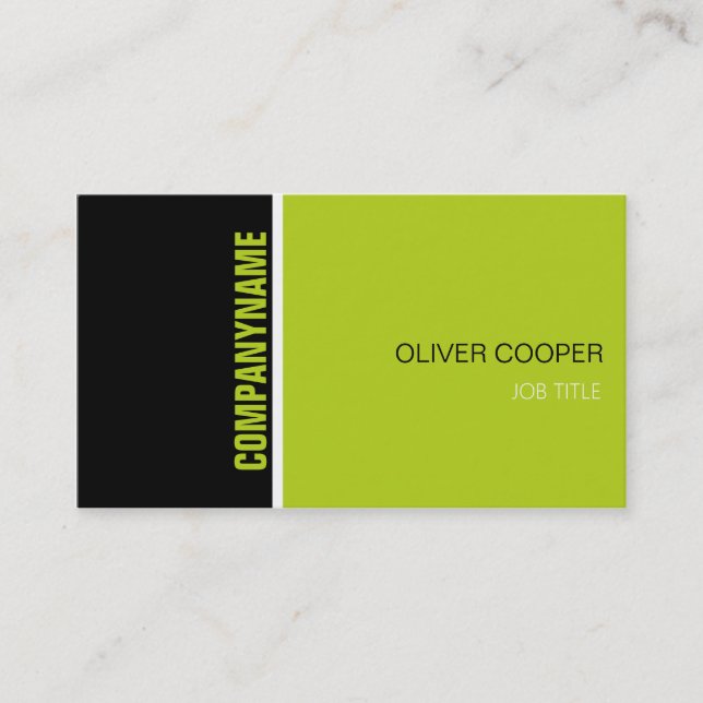 Modern professional business card template (Front)