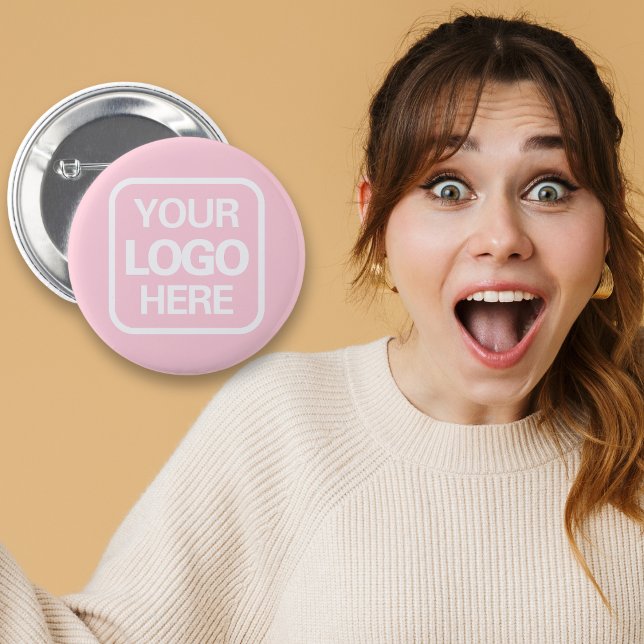 Modern Professional Business Logo Pink Button (Creator Uploaded)