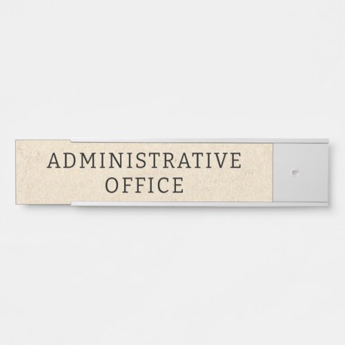    Modern Professional Business Plate Admin Office Door Sign