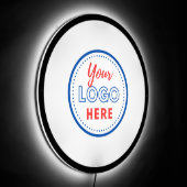 Modern Professional Business Promotional Logo LED Sign (Angle)
