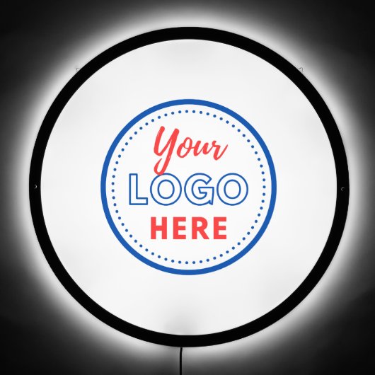 Modern Professional Business Promotional Logo LED Sign (Front)