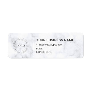 Modern Professional Business Return Address Label