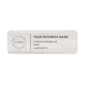 Modern Professional Business Return Address Label