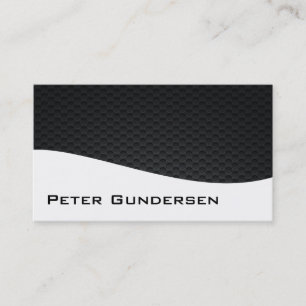 Modern Professional Carbon Fiber Business Cards