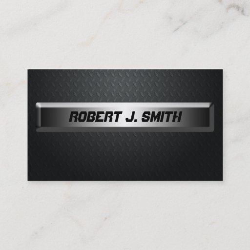 Customizable Modern Professional Carbon Fiber Business Cards