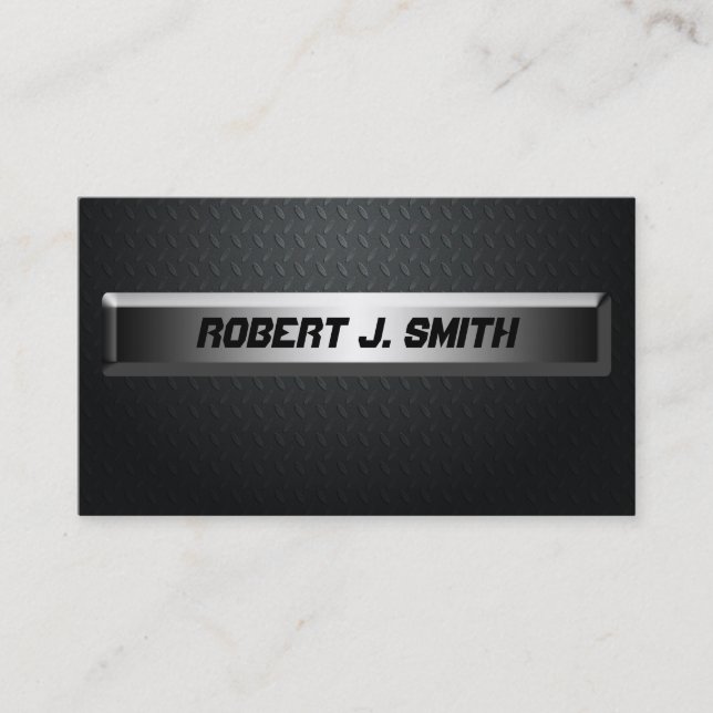 Modern Professional Carbon Fiber Business Cards (Front)