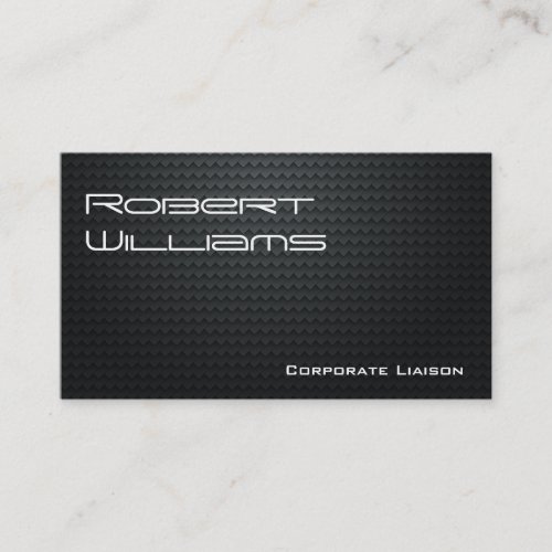 Modern Professional Carbon Fiber Business Cards