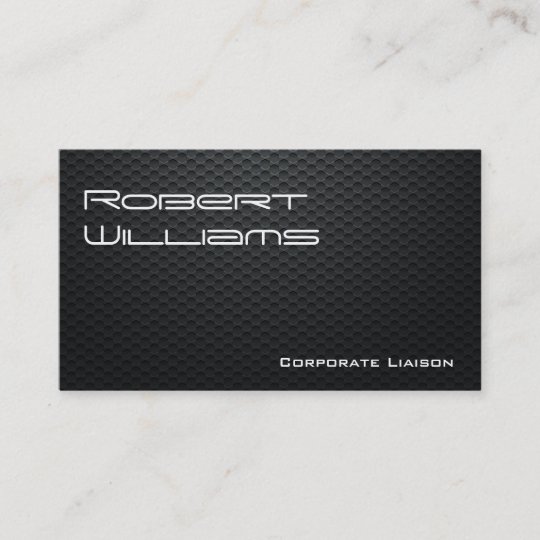 Modern Professional Carbon Fiber Business Cards