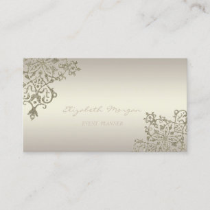 Modern Professional Charming  Luminous,Lace Business Card