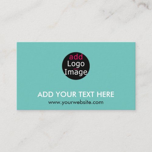 Modern Professional Chic Custom Brand Mint Green